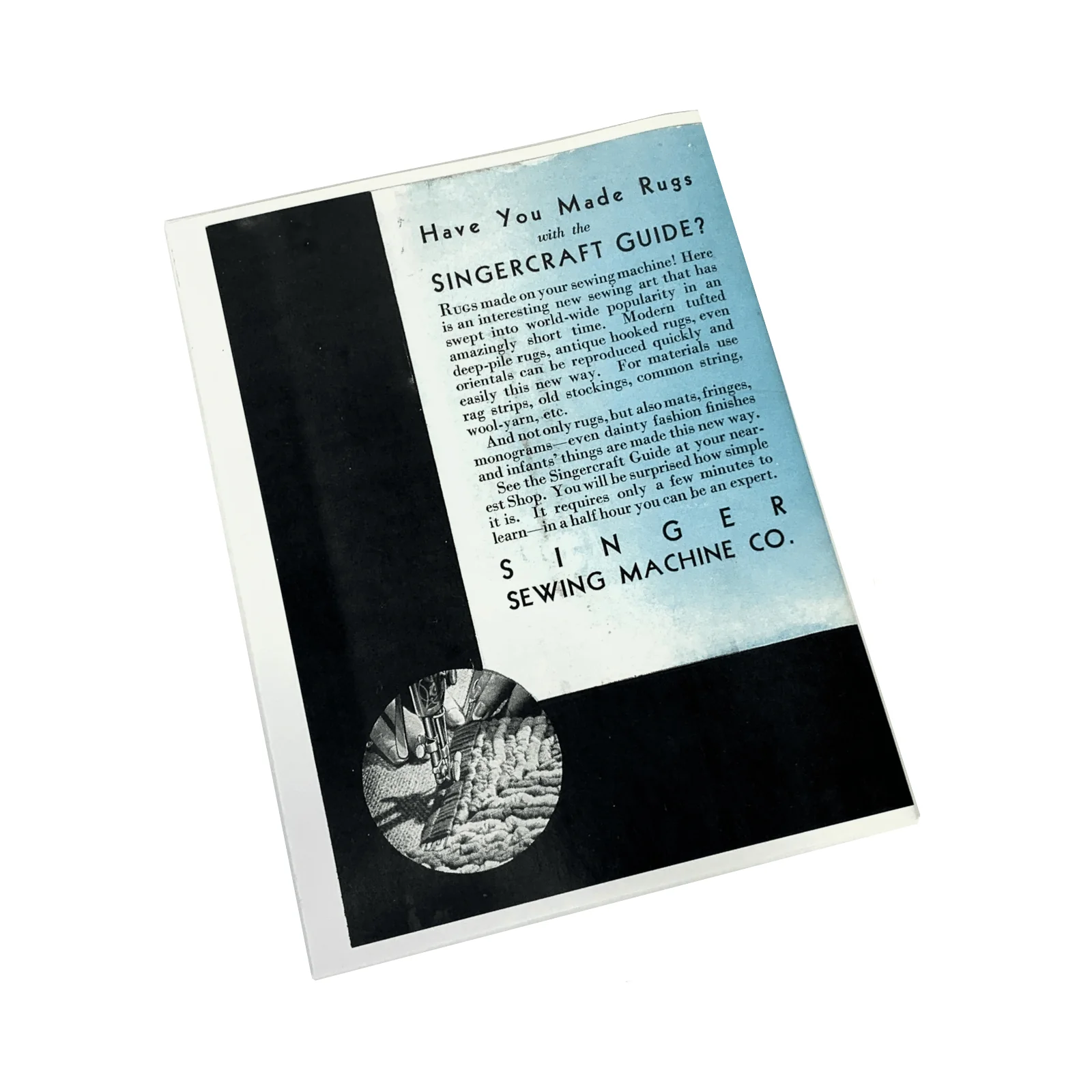 Singer Singercraft Fagoter 121255 Instruction Manual New Reproduction - Image 3