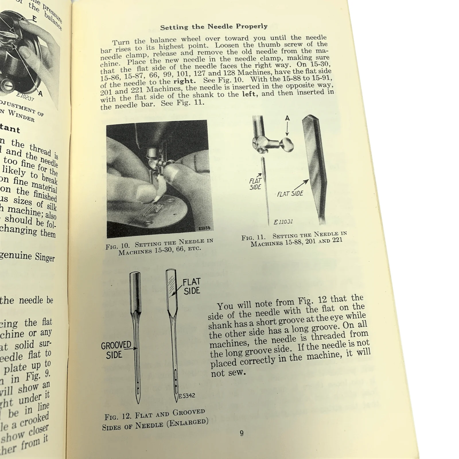 Singer Students Manual of Machine Sewing Model 15 66 127 201 School Instruction Book 1941 - Image 3