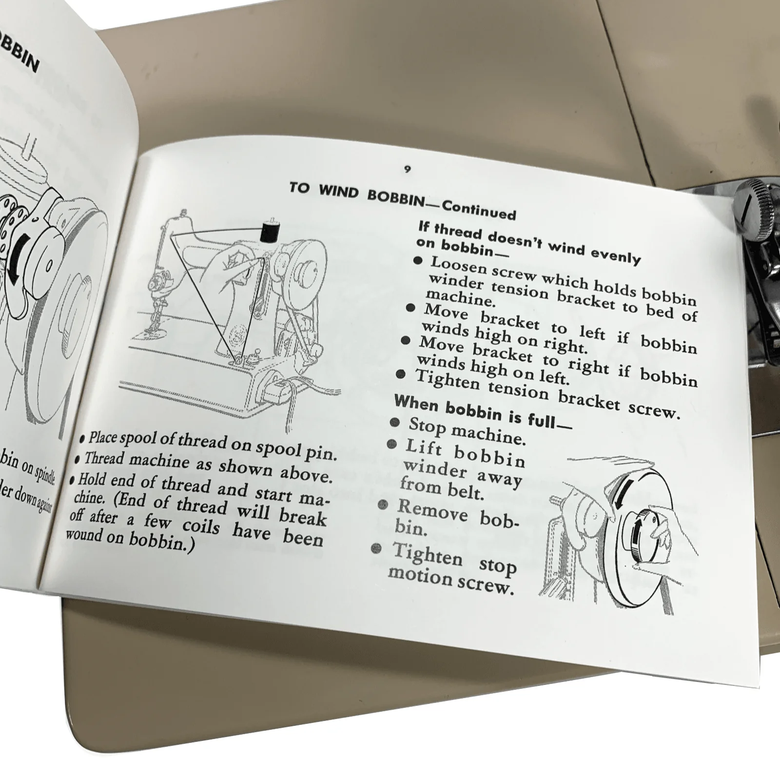 Singer Tan 221 Featherweight Sewing Machine Instruction Manual New Reproduction - Image 4
