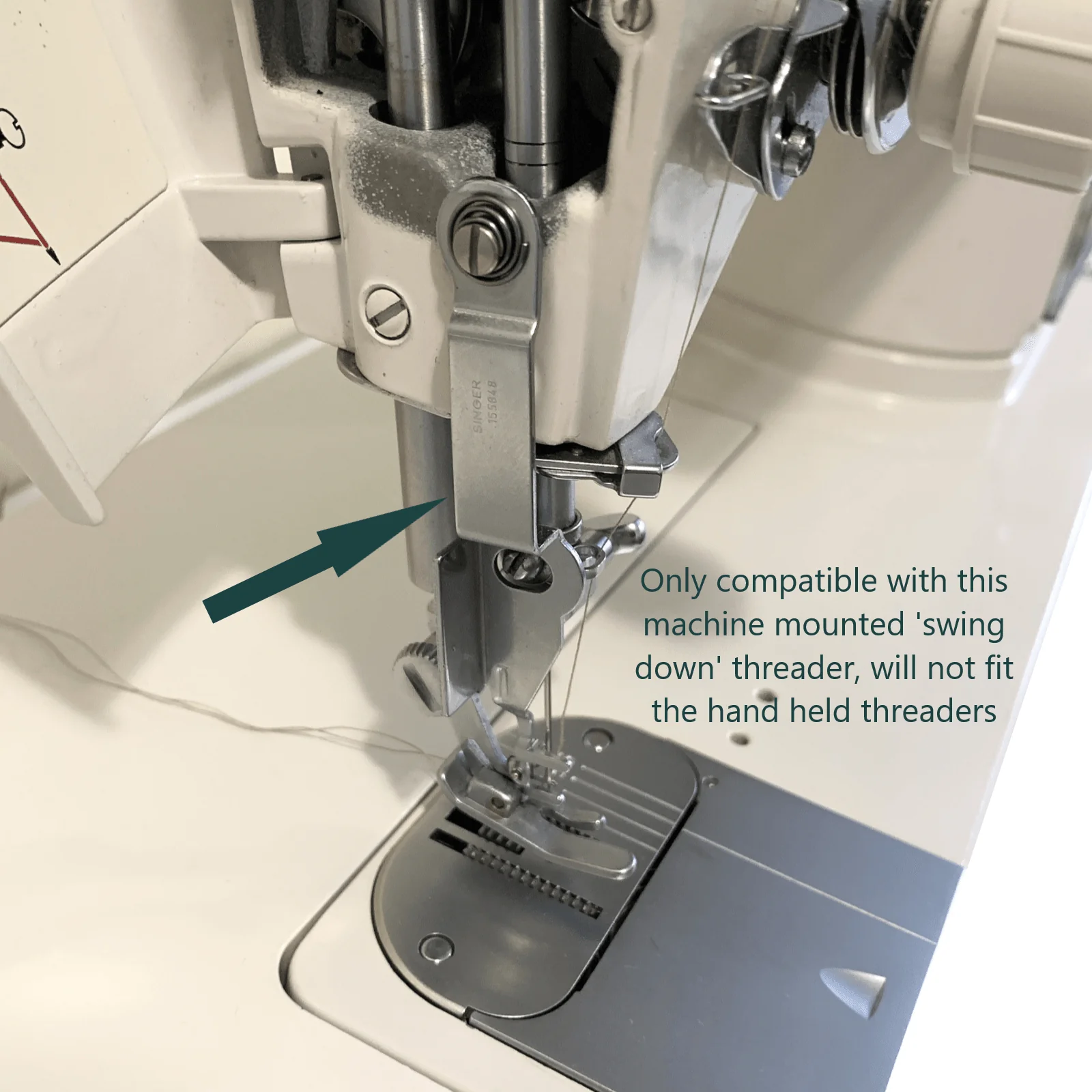 Singer Touch & Sew Sewing Machine Hook for Built-In Needle Threader Simanco 163429 - Image 3