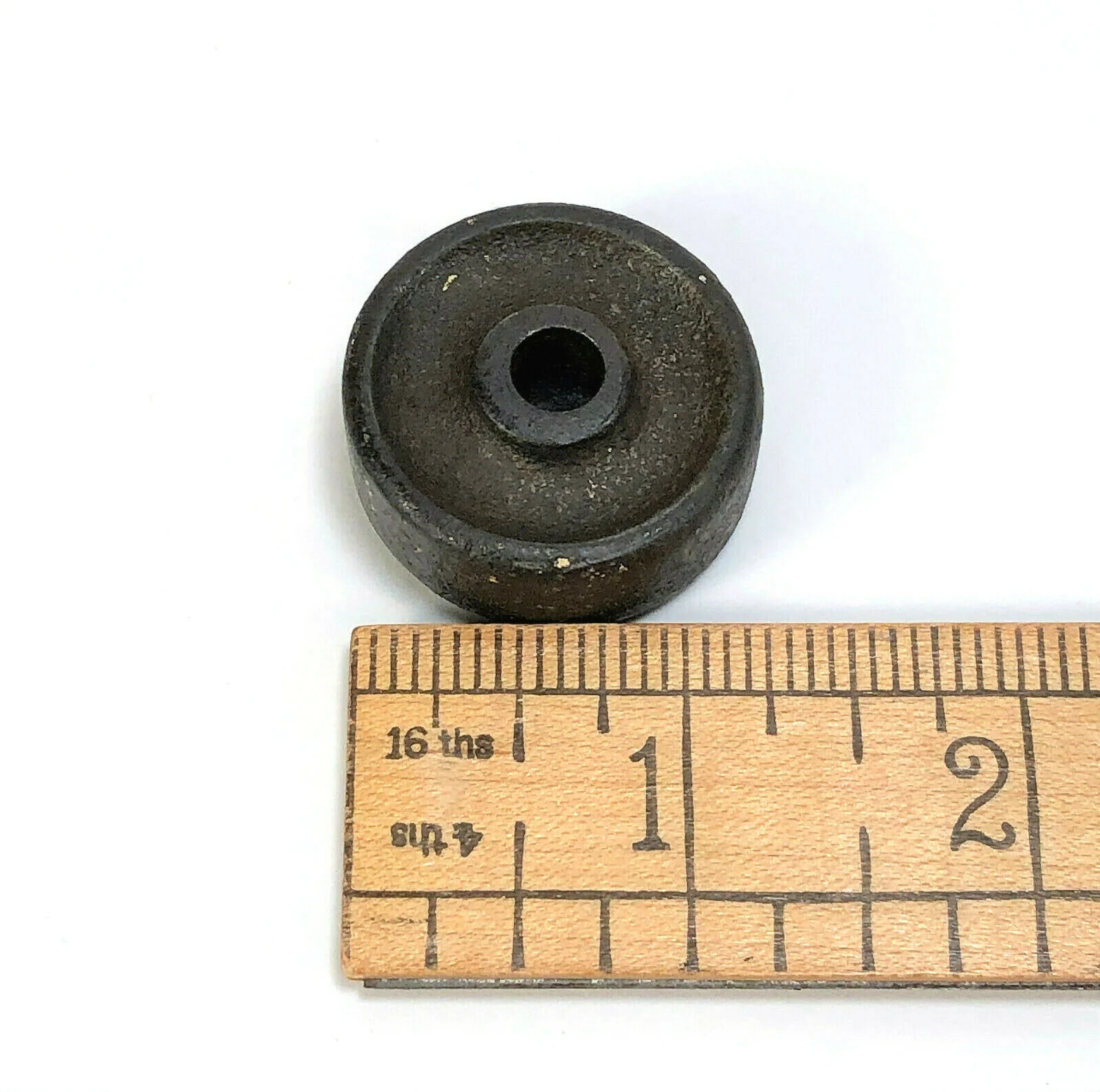 Singer Treadle Cabinet Castor Wheel Early 1/2" Version Original Simanco Part - Image 3
