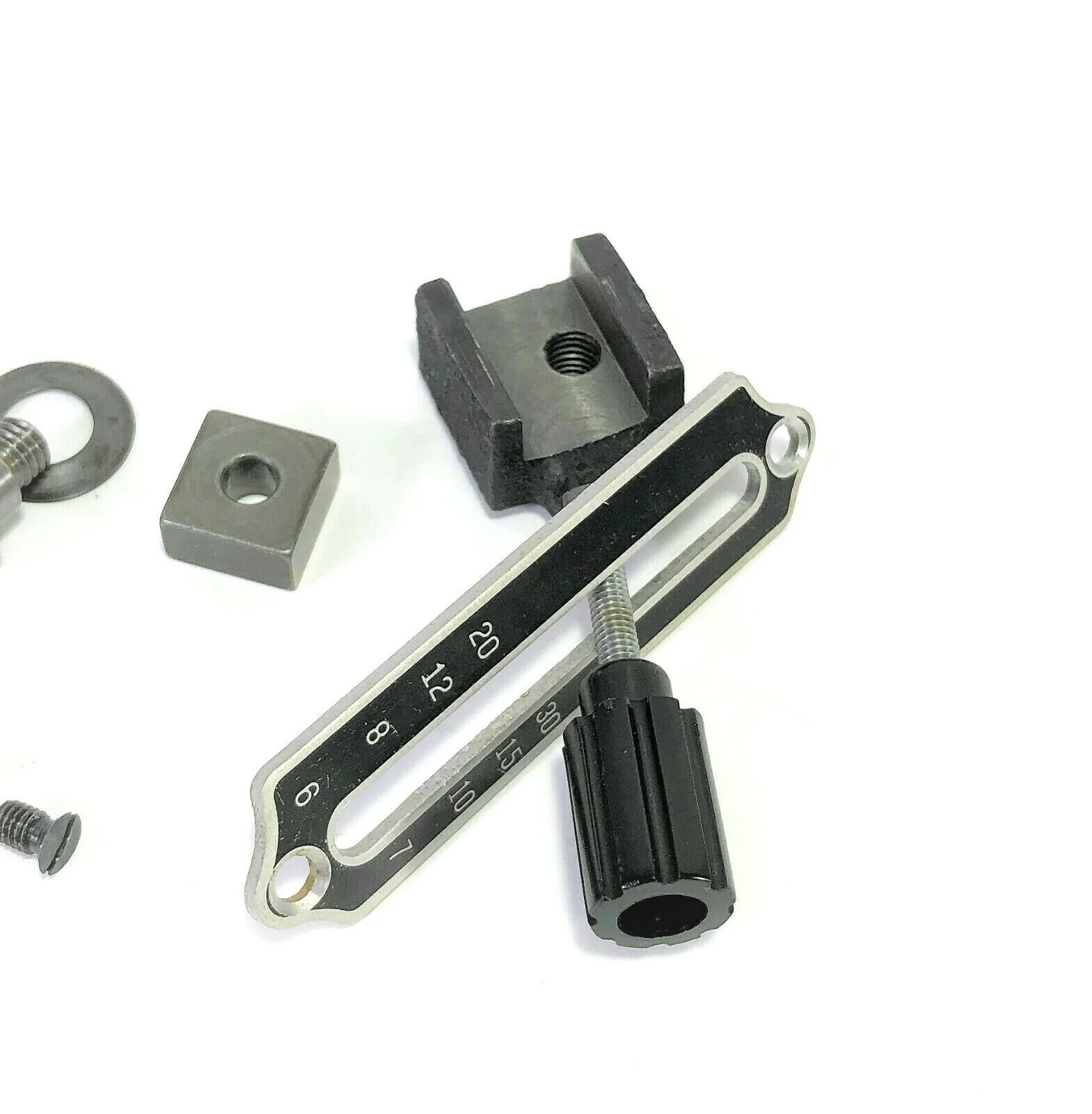 Singer White 221K Featherweight Sewing Machine Stitch Length Regulator Lever Assembly Simanco - Image 2