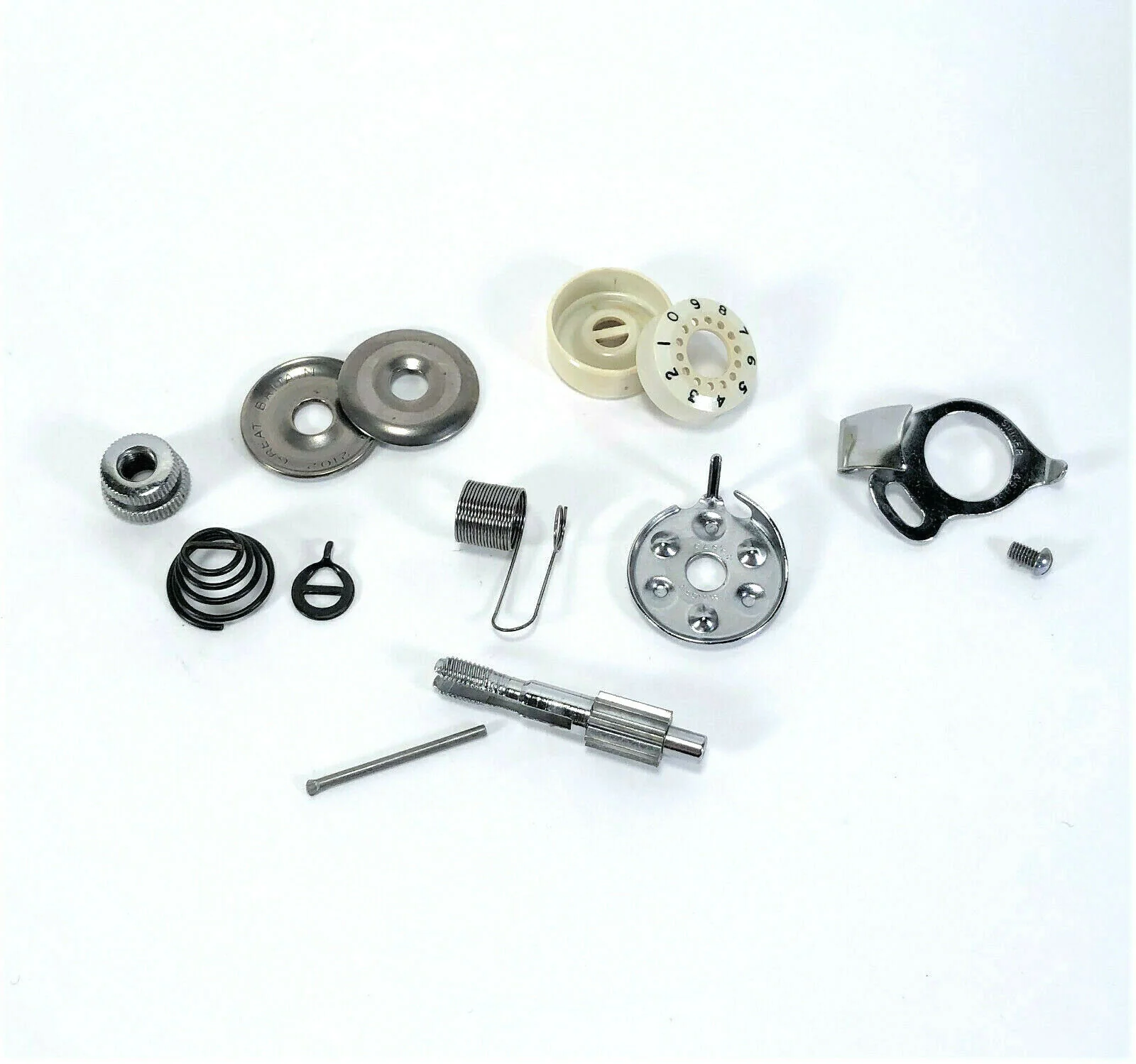 Singer White 221K Featherweight Upper Thread Tension Knob Assembly Simanco - Image 3