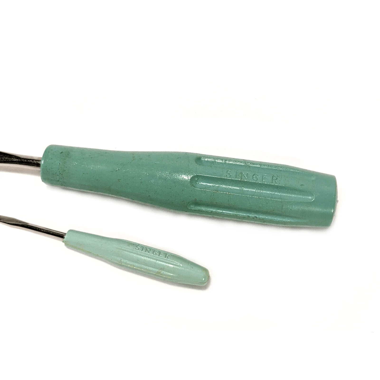 Vintage 60s Singer Sewing Machine Blue Handle Screwdriver Set Simanco 161294 161295 - Image 2