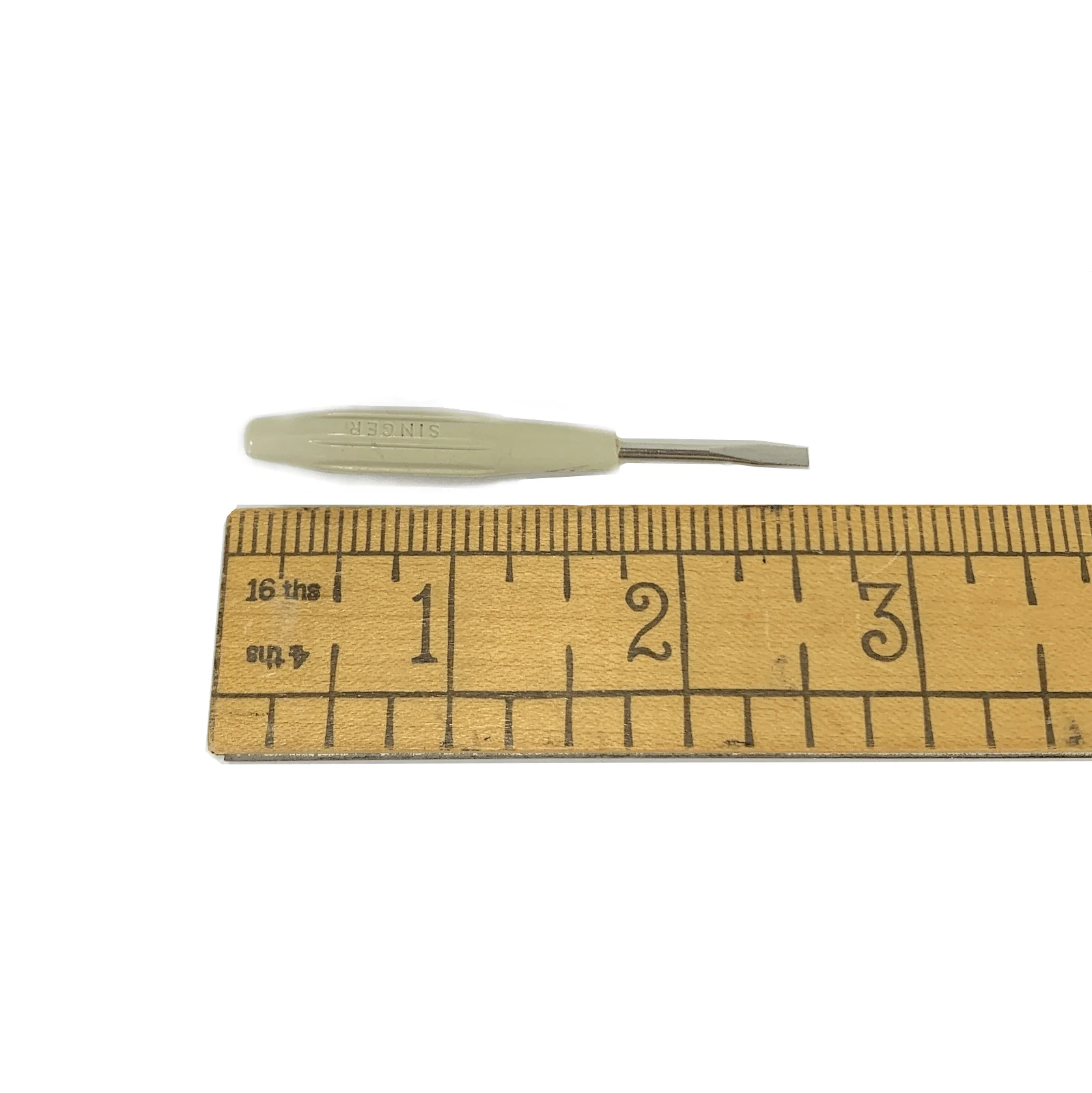 Vintage 60s Singer Sewing Machine Sm Screwdriver w Tan Handle Simanco 161295 - Image 2