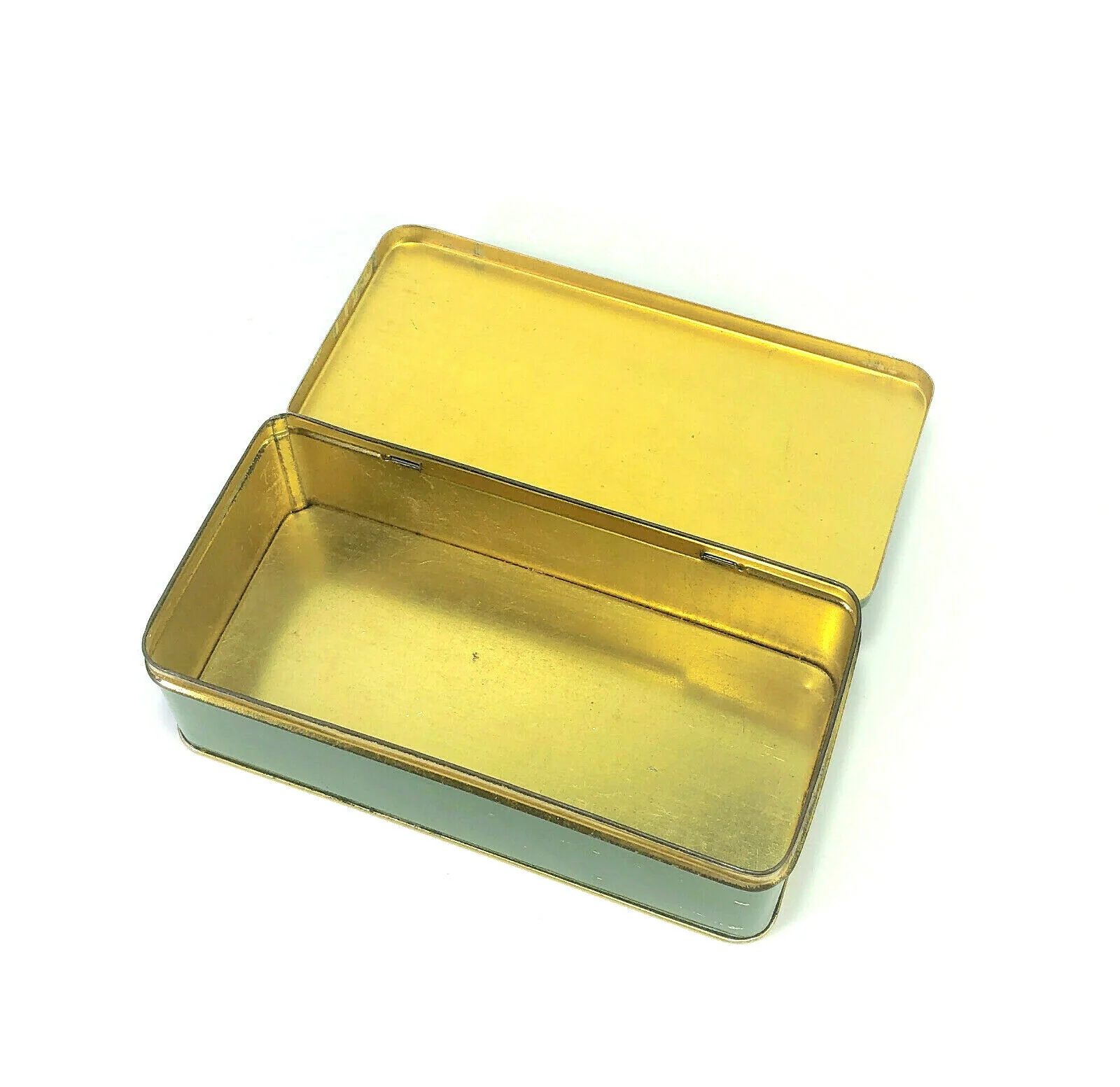 Vintage German Singer 66 Sewing Machine Green Tin Attachment Accessory Case Original - Image 6