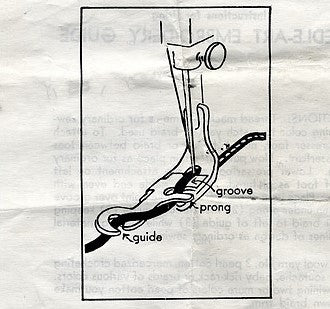 Vintage Sewing Machine Monogram Embroidery Braiding Guide Attachment - Image 4