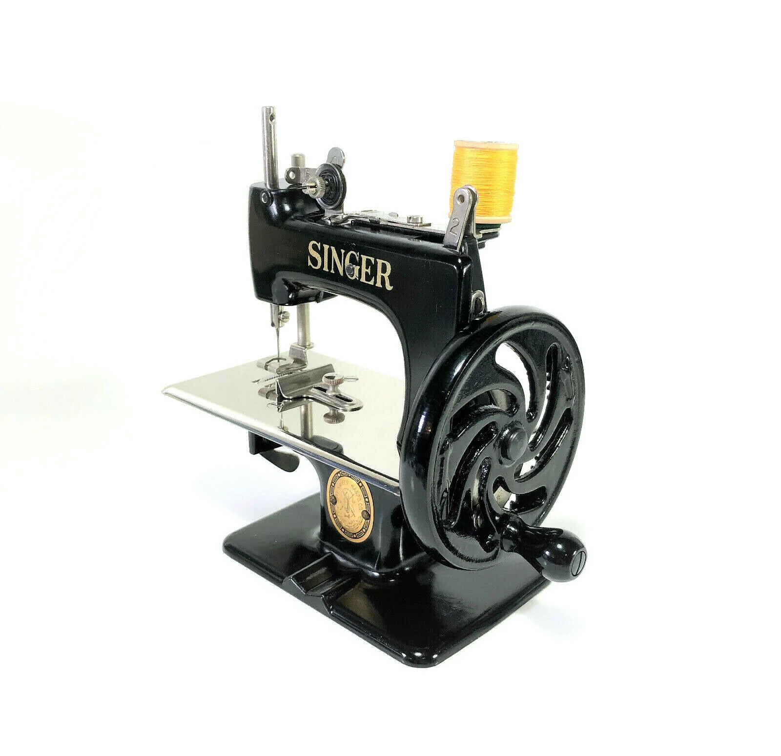 Vintage Singer Model 20 Sewhandy Child's Toy Hand Crank Sewing Machine - Image 4