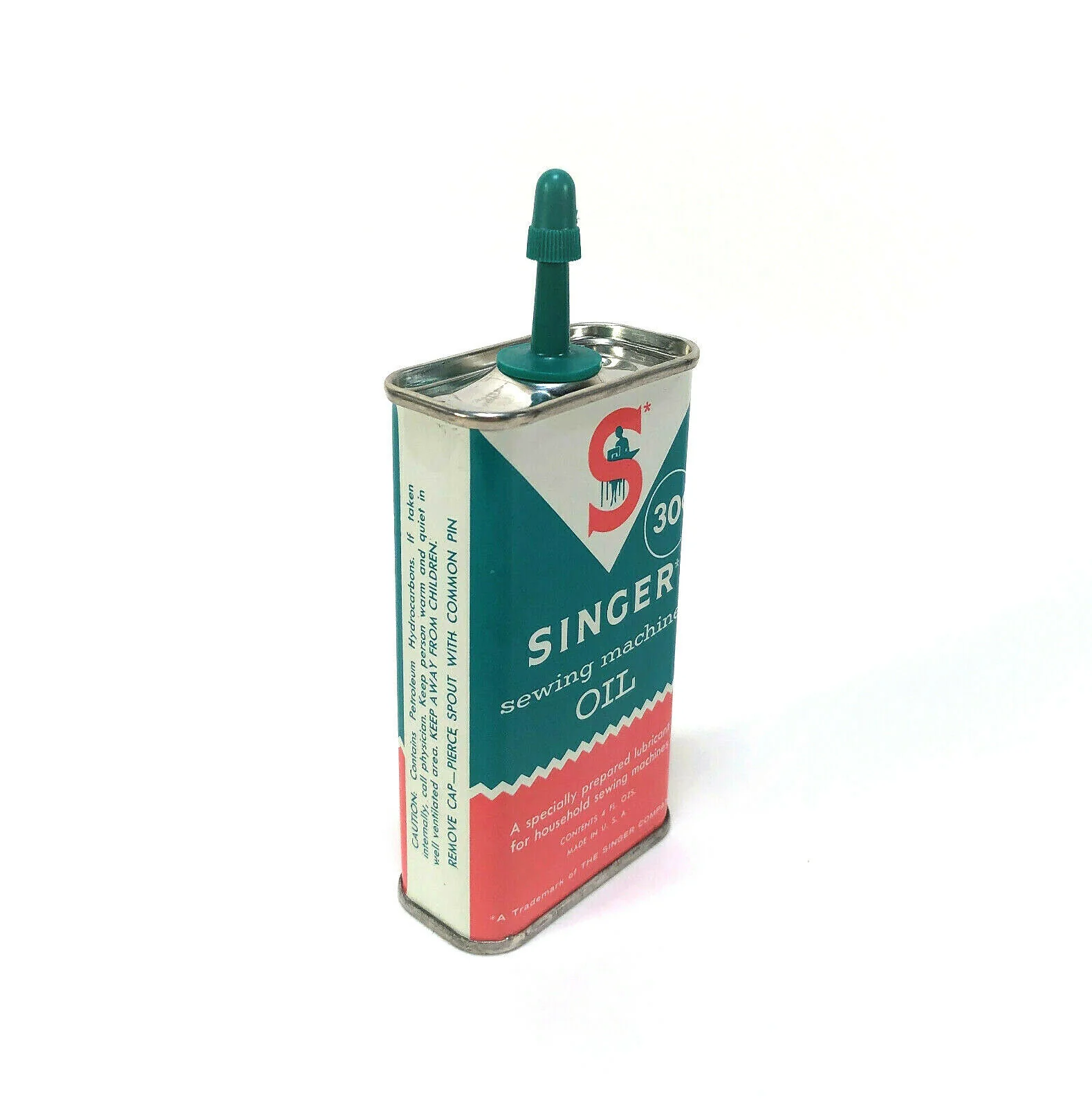 Vintage Singer Sewing Machine 4 oz Oil Can Handy Oiler Sealed Unused - Image 3