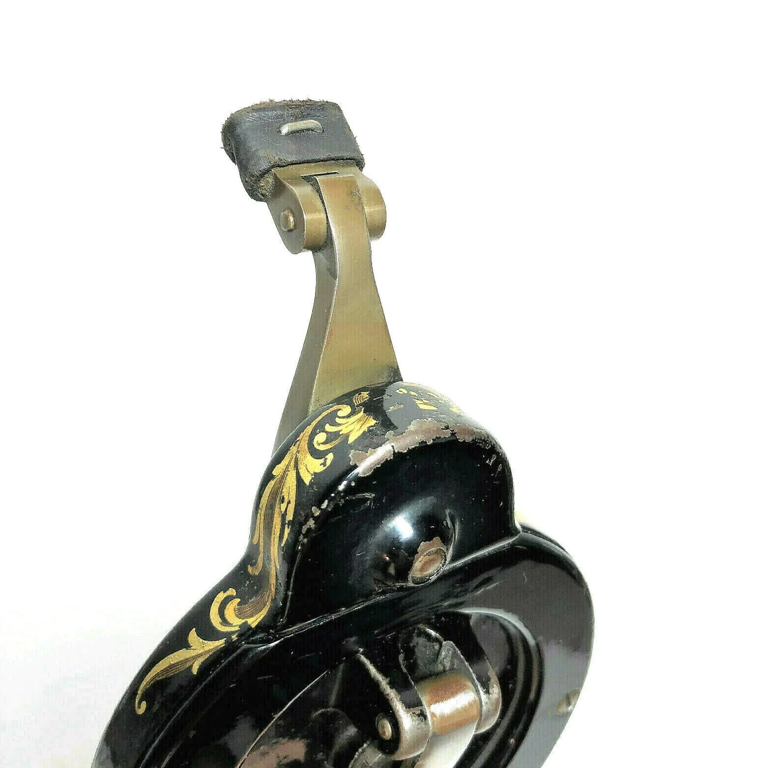Vintage Singer Sewing Machine Hand Crank Attachment Rococo Decal Original Genuine Simanco - Image 3