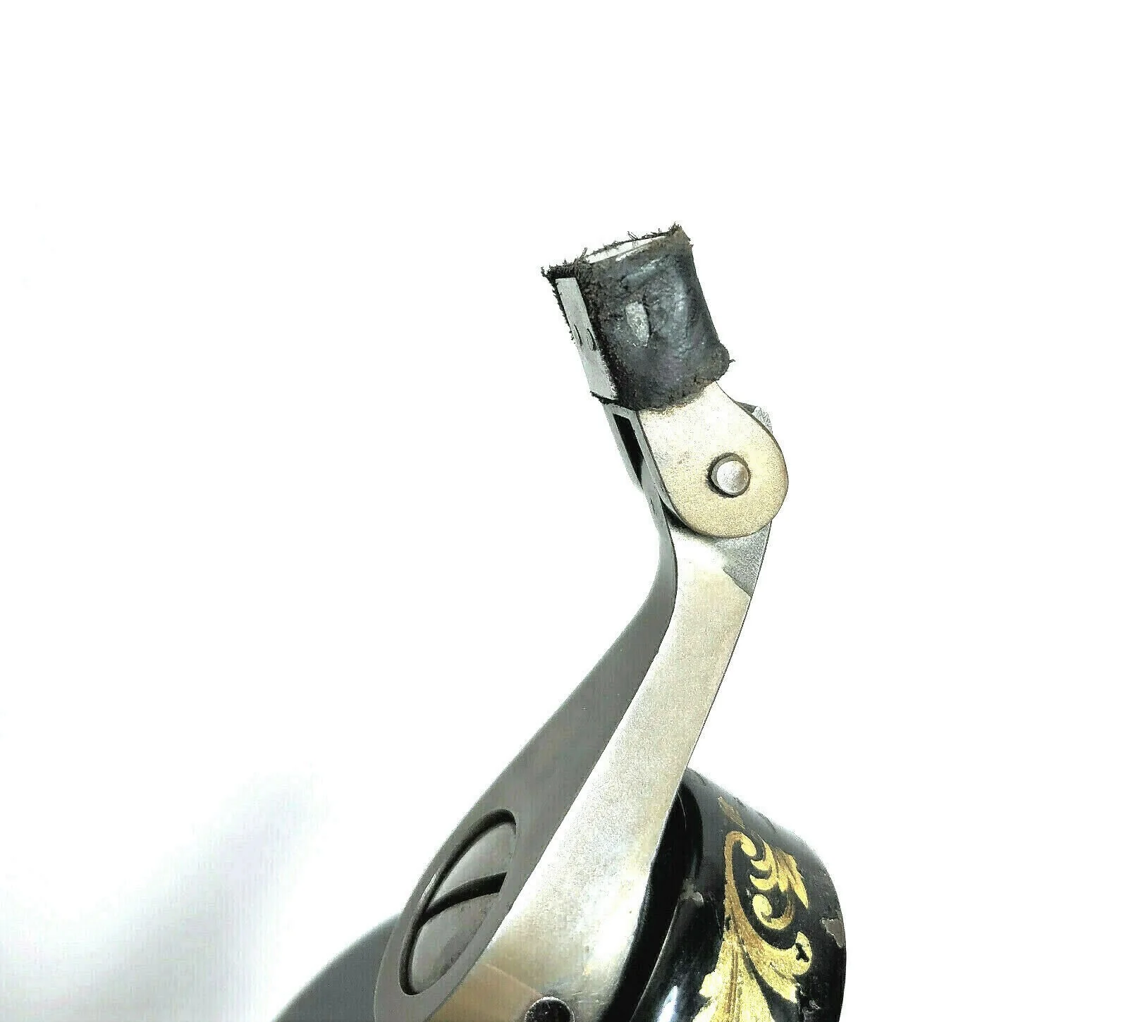 Vintage Singer Sewing Machine Hand Crank Attachment Rococo Decal Original Genuine Simanco - Image 4