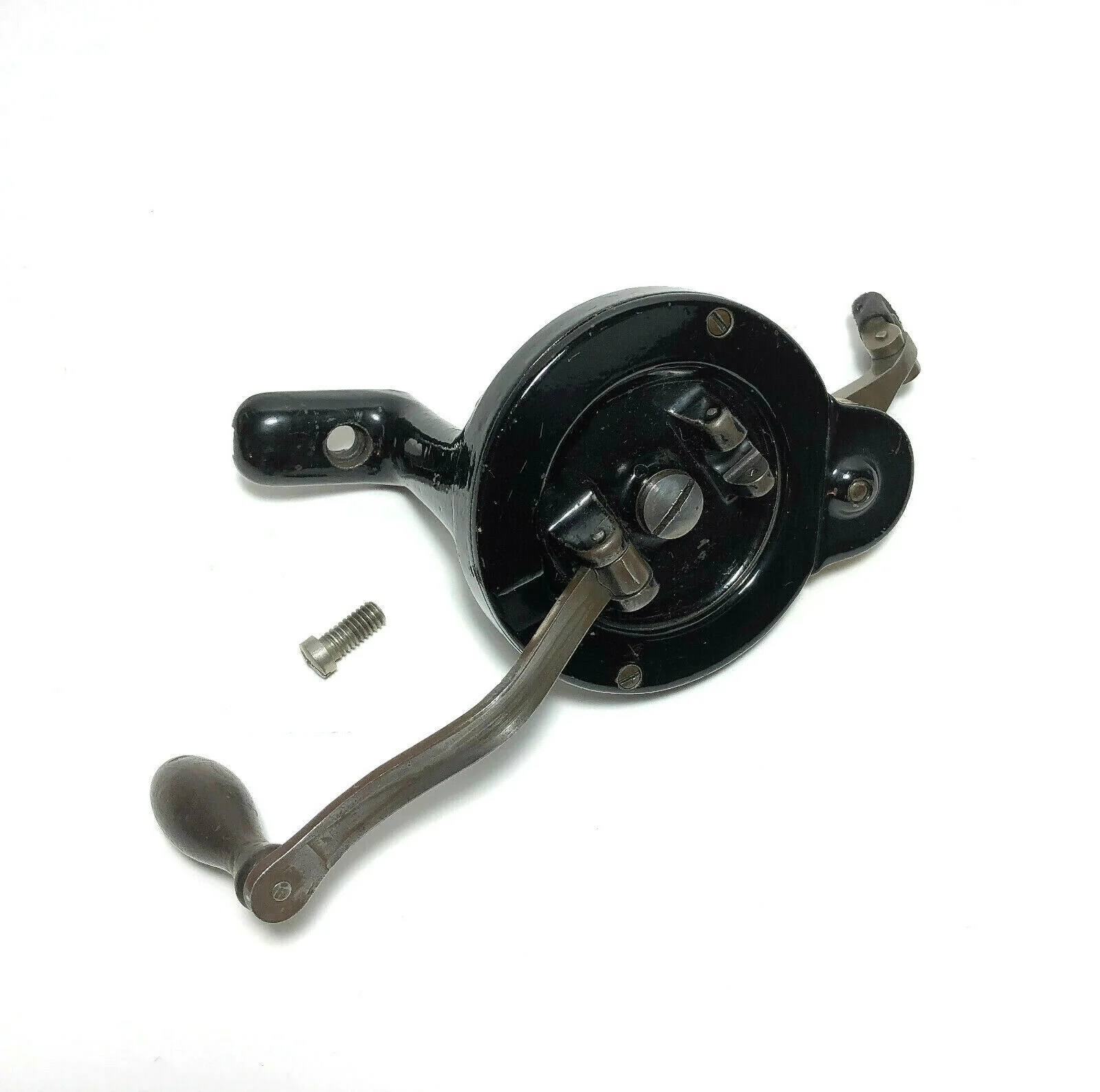 Vintage Singer Sewing Machine Hand Crank Attachment Rococo Decal Original Genuine Simanco - Image 5
