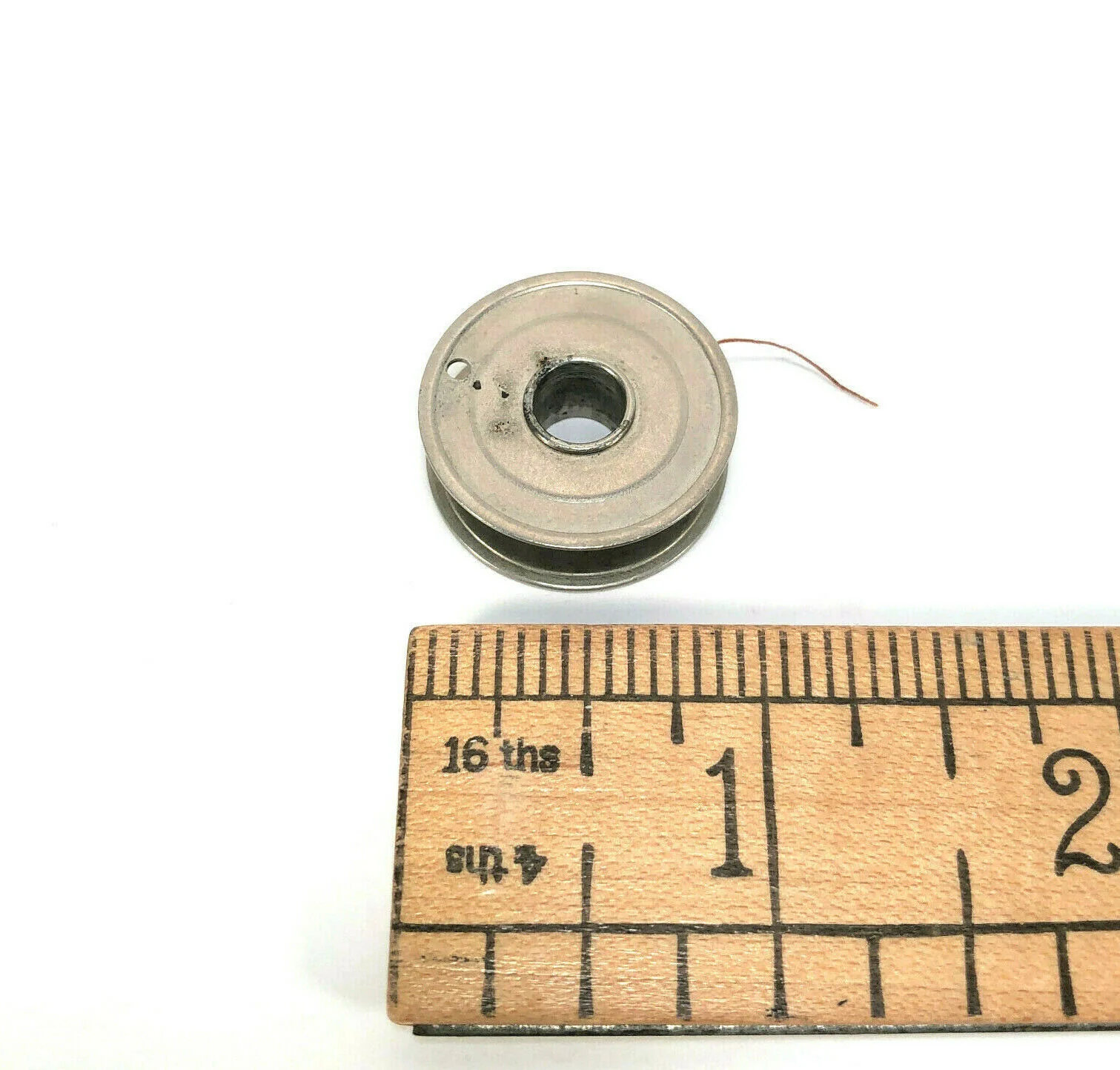 Vintage White 77 Kenmore 117 Domestic 153 Sewing Machine Bobbins 1" Lot of 4 - Image 2